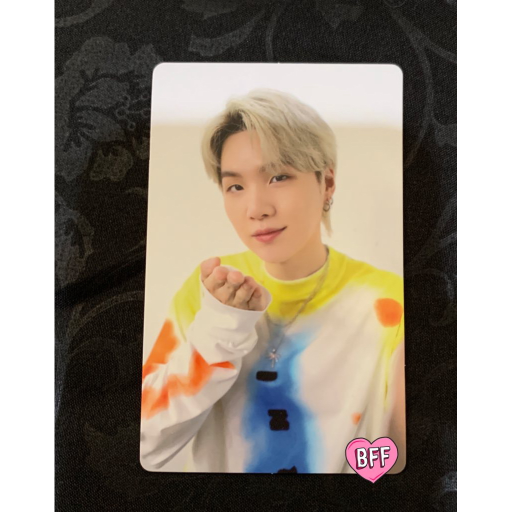 BTS Suga japan fanclub photocard