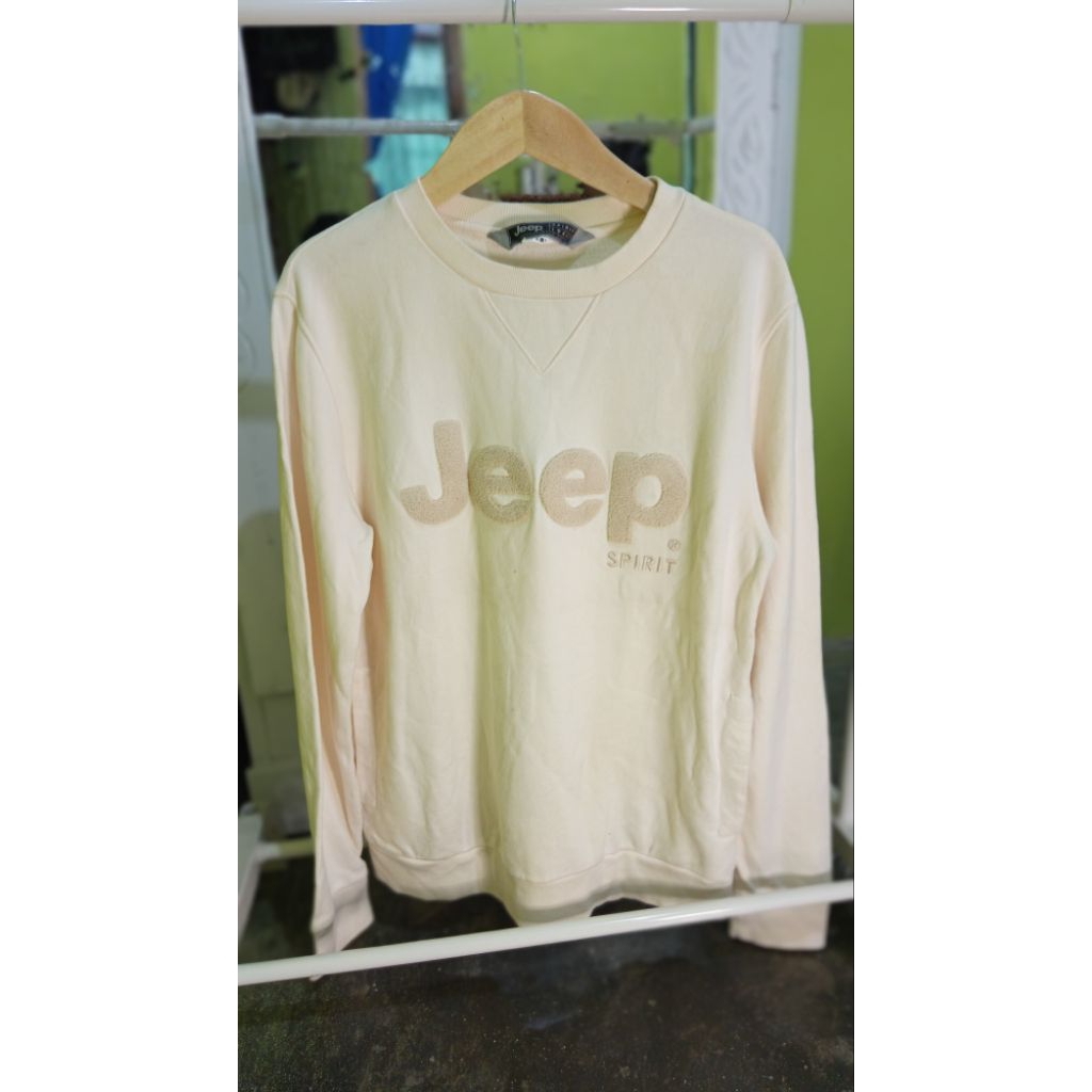 Crewneck JEEP SIZE L FIT XL Bordir Towel