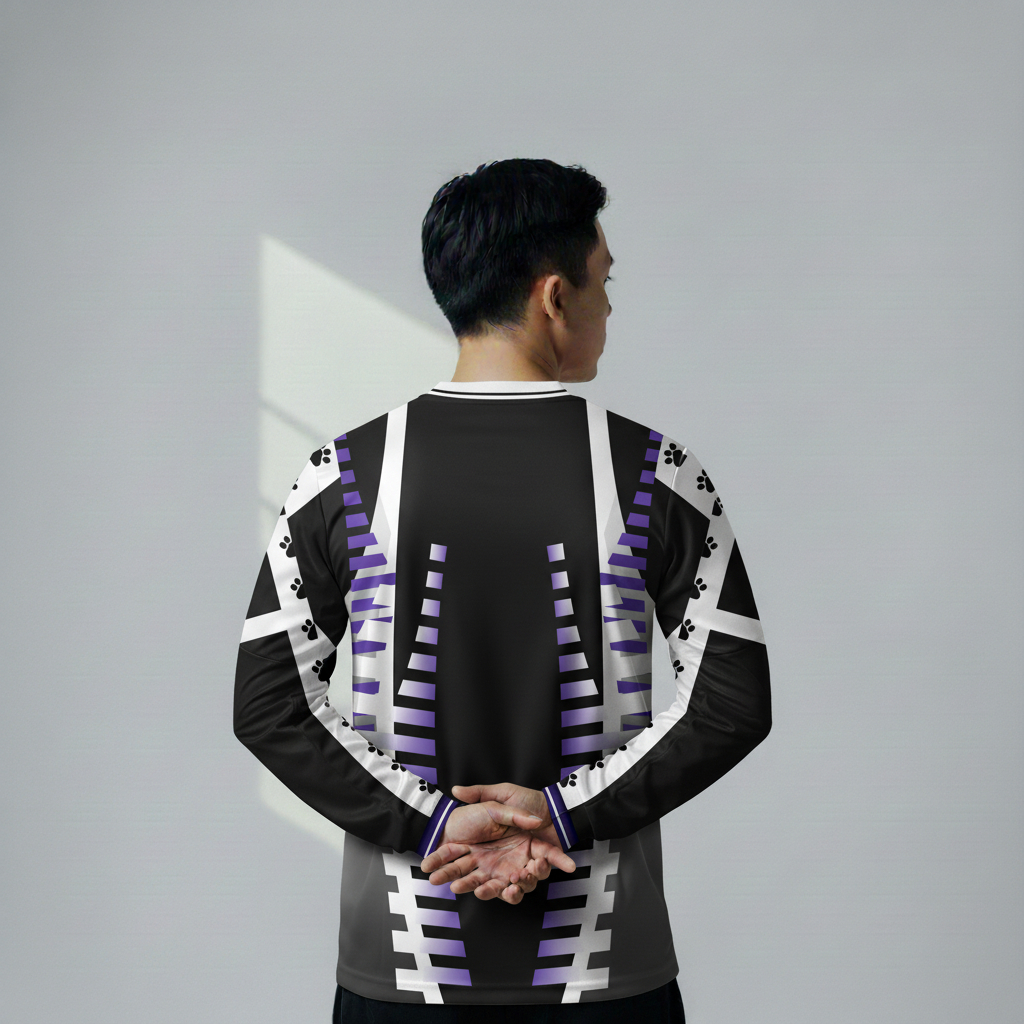 ATHLETIC SPORTWEAR - Jersey Vintage Bola Fantasy Real Madrid Third 1997-98 Fullprinting Casual - Ata