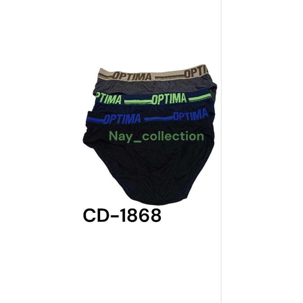 OPTIMA CD 1868 - Celana dalam Pria Optima Model Segitiga [ 3pcs ]