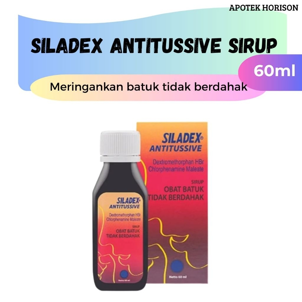 Siladex Antitussive Sirup 60ml - Mengatasi batuk kering
