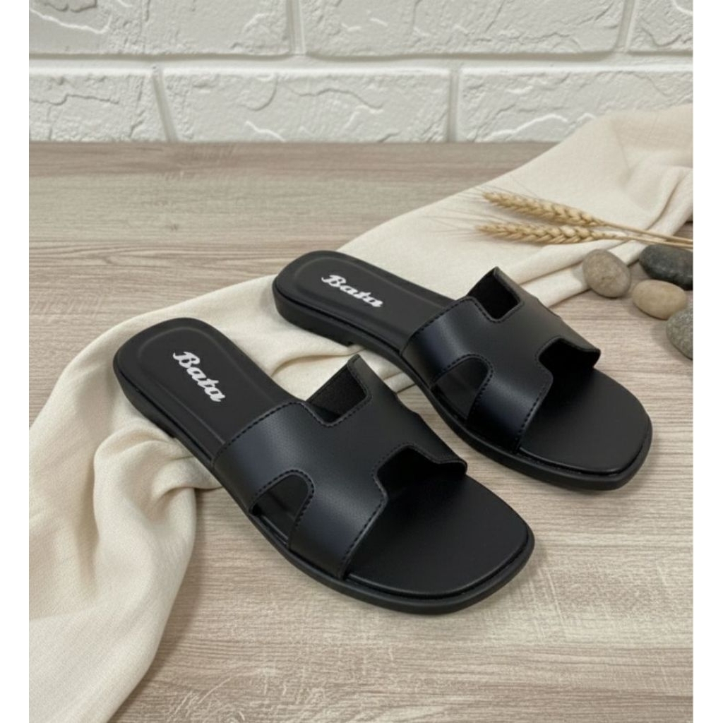BATA Sandal Flat Teplek Wanita Sandal Teplek wanita Dewasa Murah