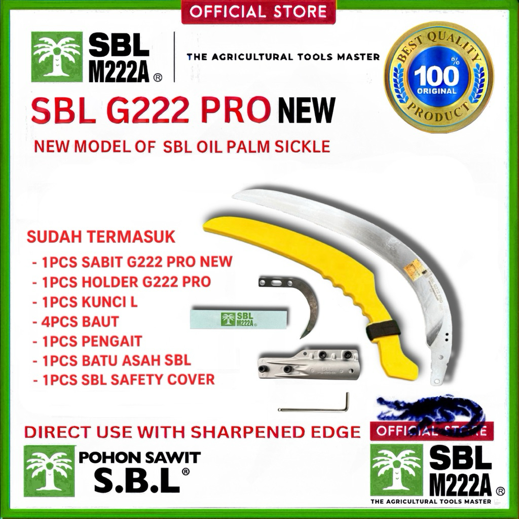 EGREK SAWIT SUPER TAJAM SBL M222A SBL G222 PRO ORIGINAL 100%
