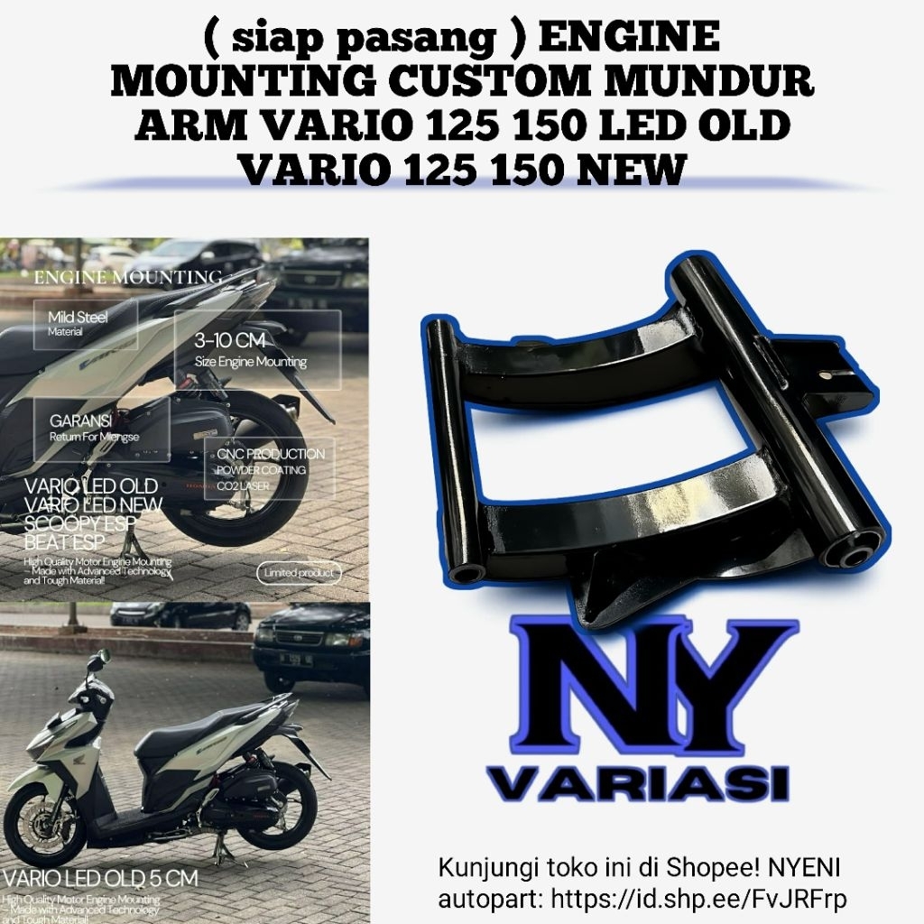 ARM ENGINE MOUNTING VARIO LENGKUNG