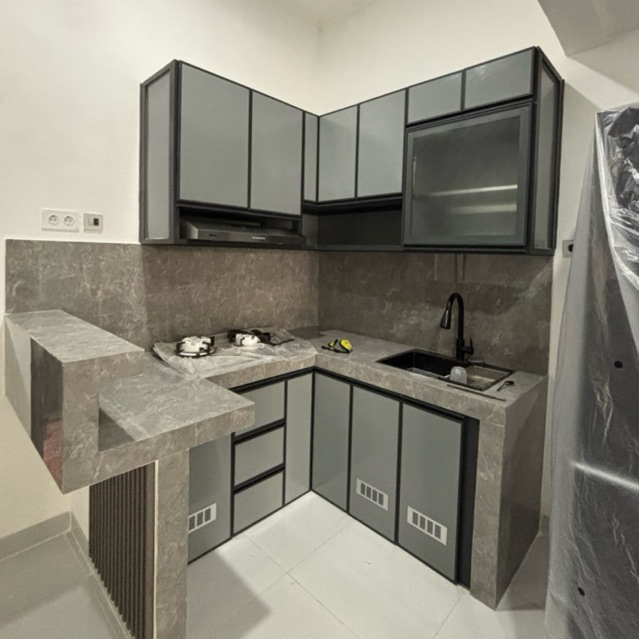 Kitchen Set full Aluminium bisa Custom