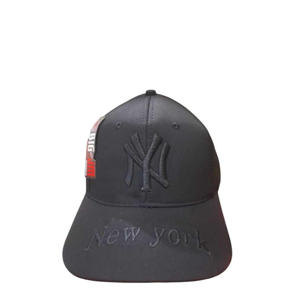 Topi Baseball NY Hitam Polos Bordir – Topi Distro Pria Wanita