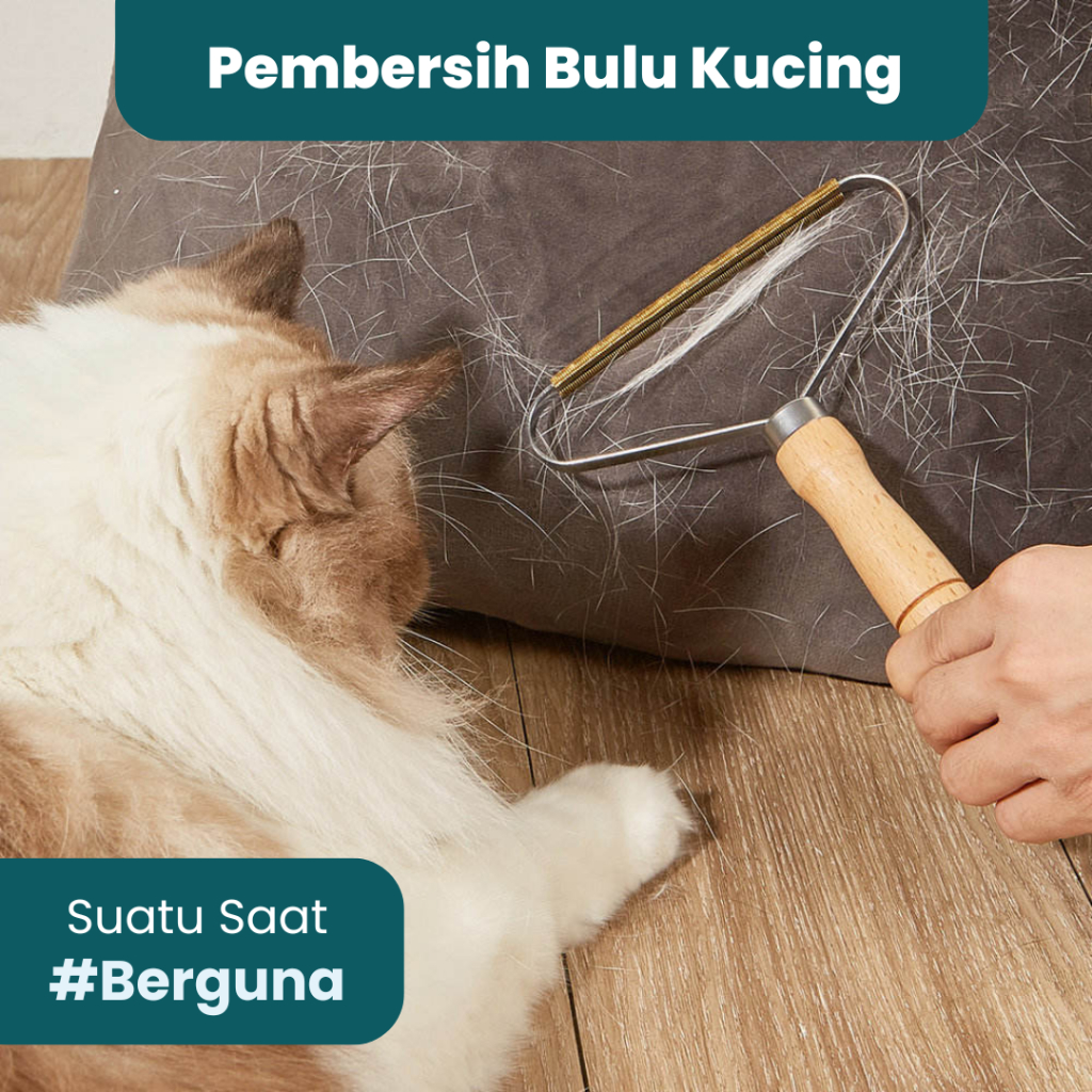 Alat Pembersih Penghilang Bulu Kucing di Karpet