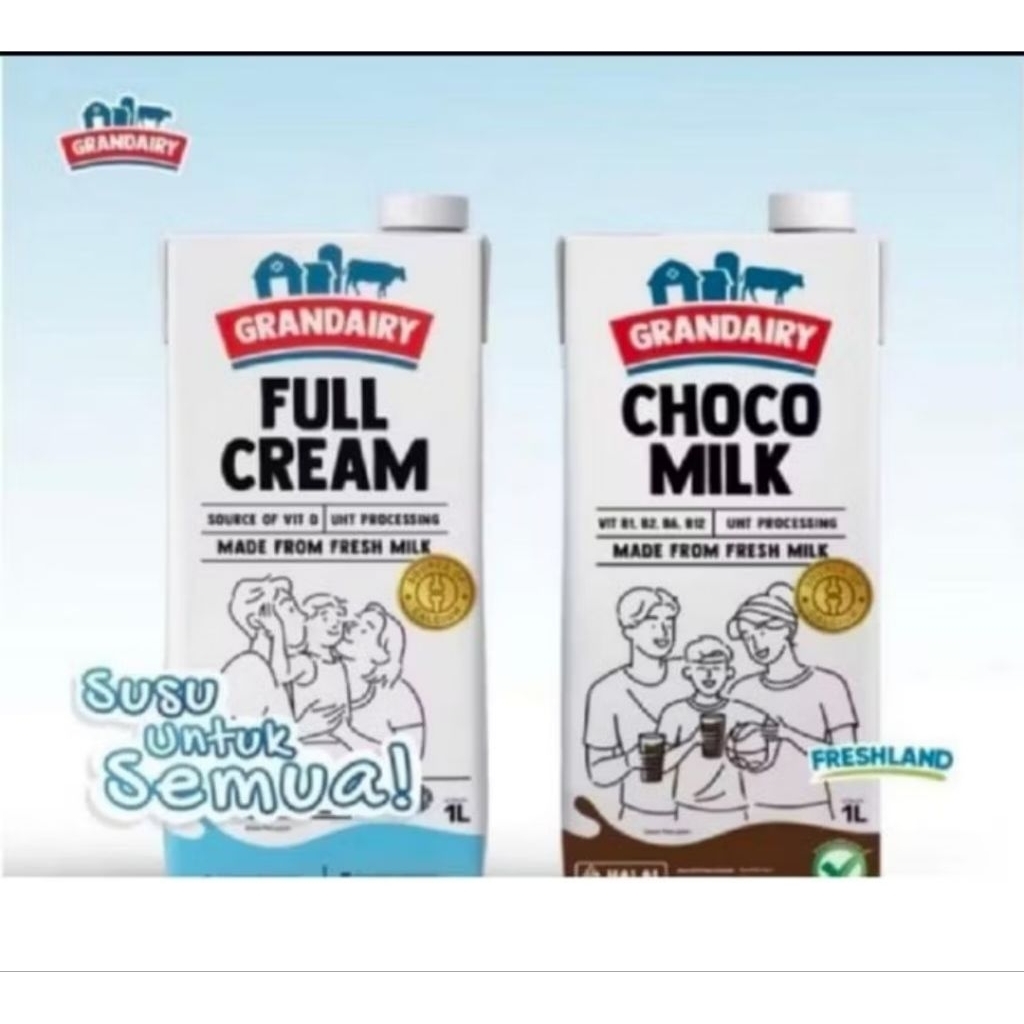 GRANDAIRY FULL CREAM 1 LITER