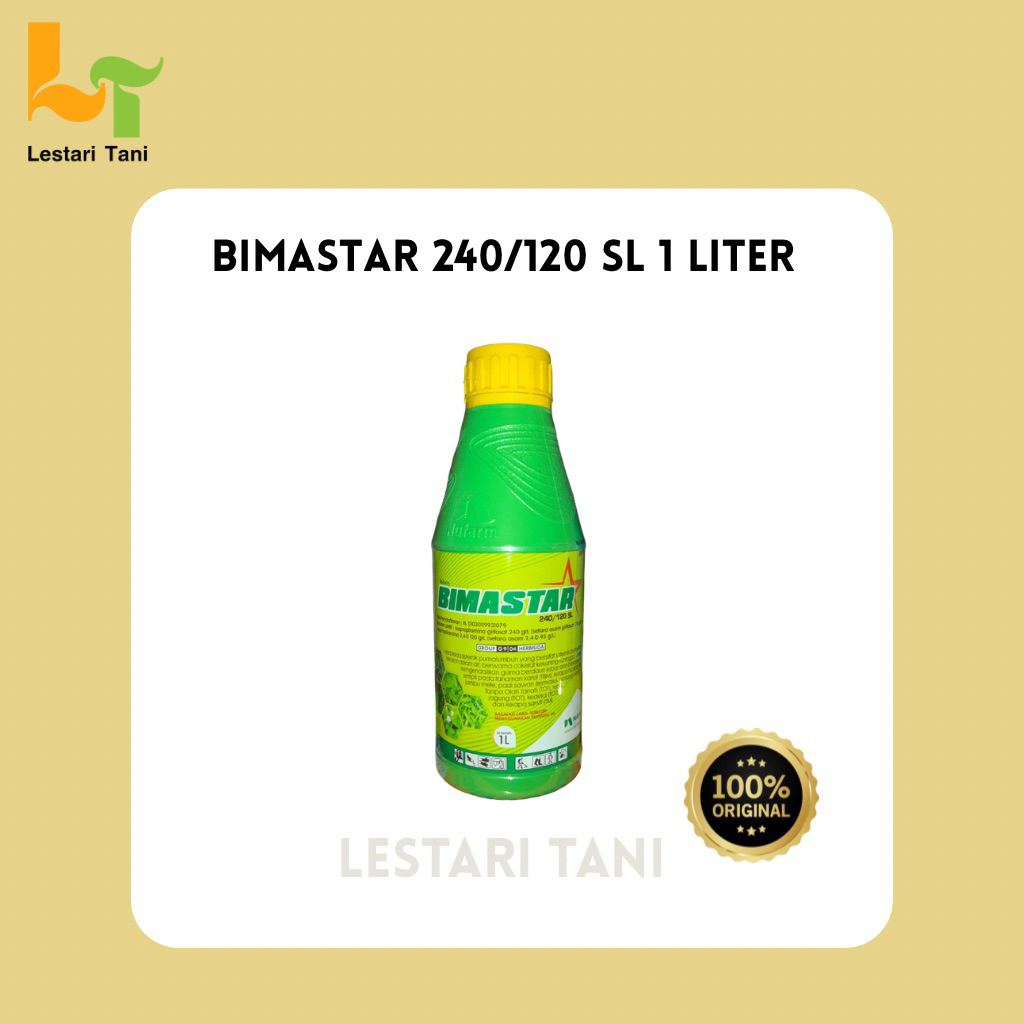 Herbisida Sistemik BIMASTAR 240/120 SL 1 Liter pembasmi gulma
