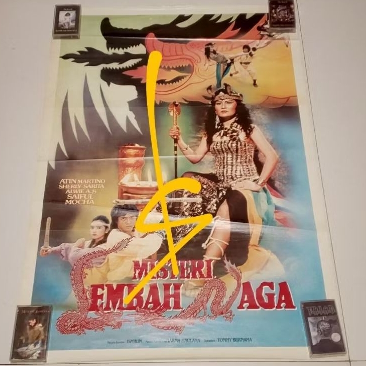 Poster Bioskop Film Misteri Lembah Naga Original