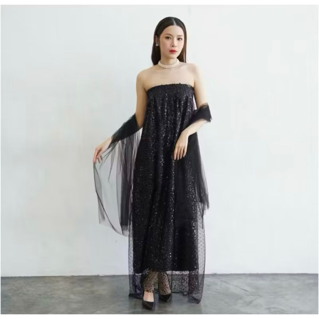 DRESS NAMELIS DRESS PESTA KONDANGAN BLING SEQUIN DRESS