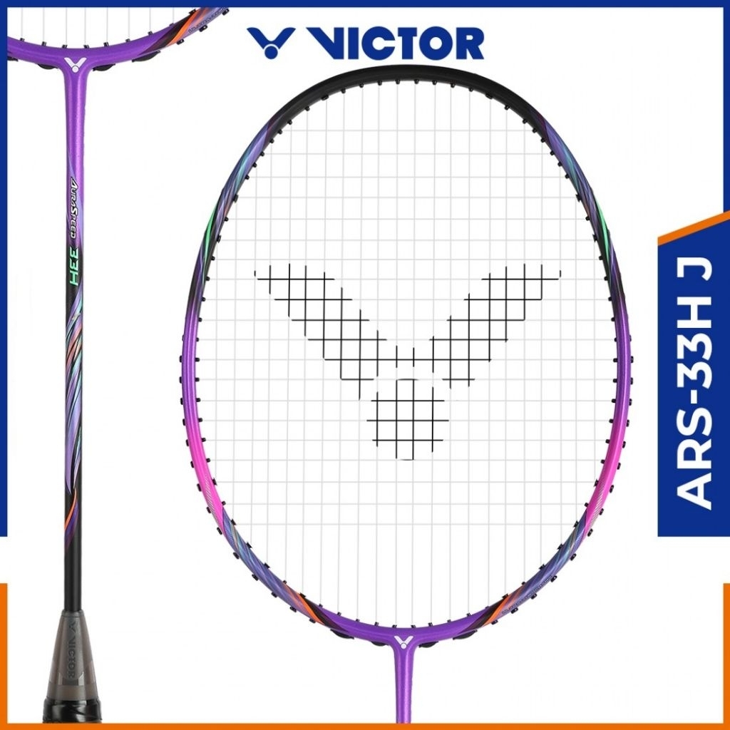 Raket Badminton AURASPEED 33H J Victor / Raket Bulutangkis Victor Auraspeed 33H J Original