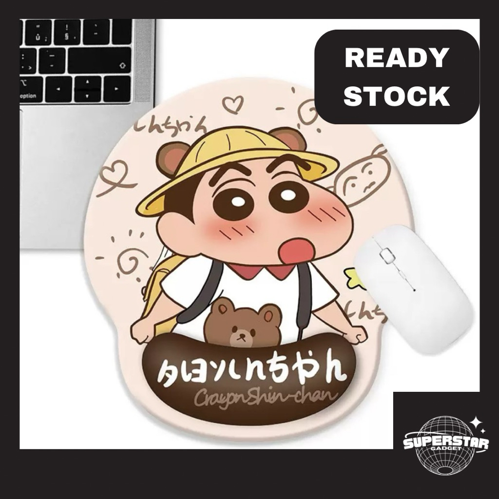 Mouse Pad Silikon Tebal Motif Lotso Cinnamoroll Kuromi Sanrio Stitch Dengan Bantalan Pergelangan Tan