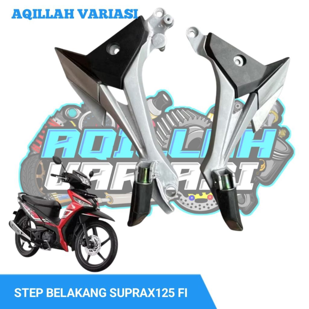 Step Belakang Supra X 125 FI Footstep Belakang Supra X 125 FI 2014 - 2025 Aqillah Variasi