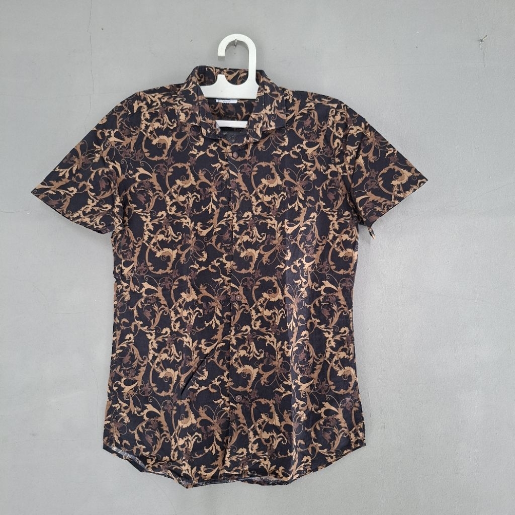 PRELOVED KEMEJA MOC KEMEJA BATIK SLIMFIT MURAH