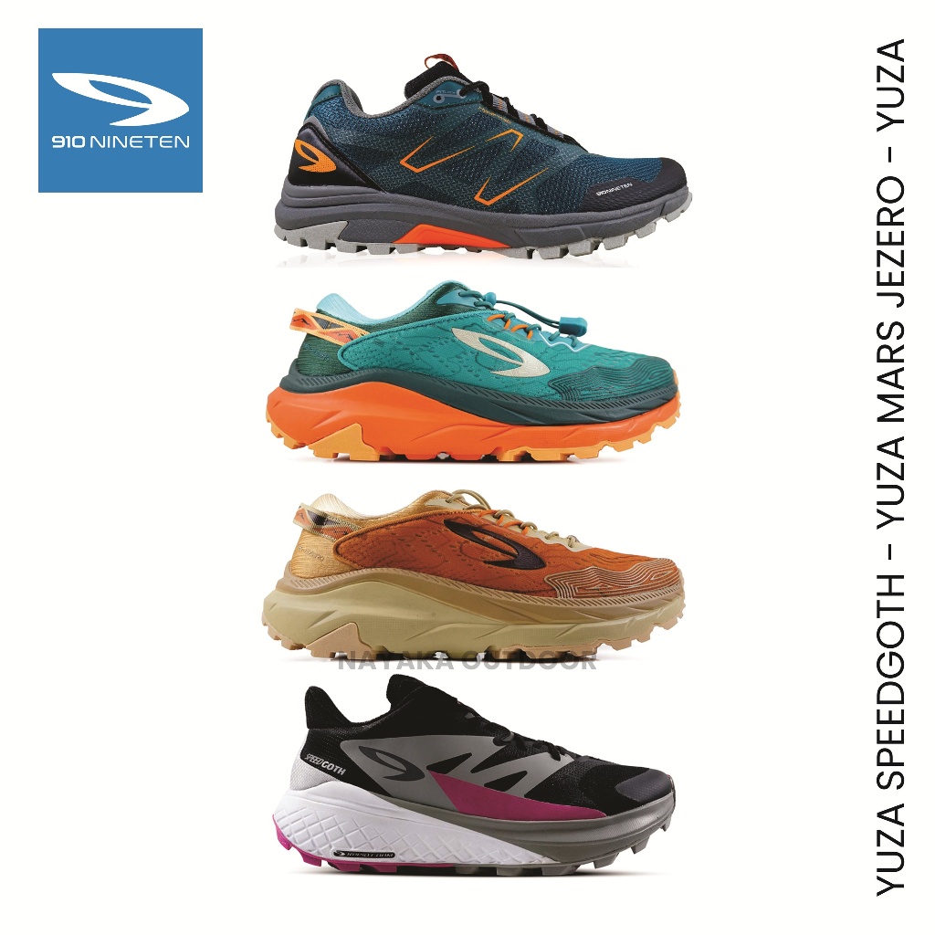 910 Nineten Sepatu Trail Running Yuza - Yuza Mars Jezero - Yuza Speedgoth Sepatu Lari Trail Run Gunu