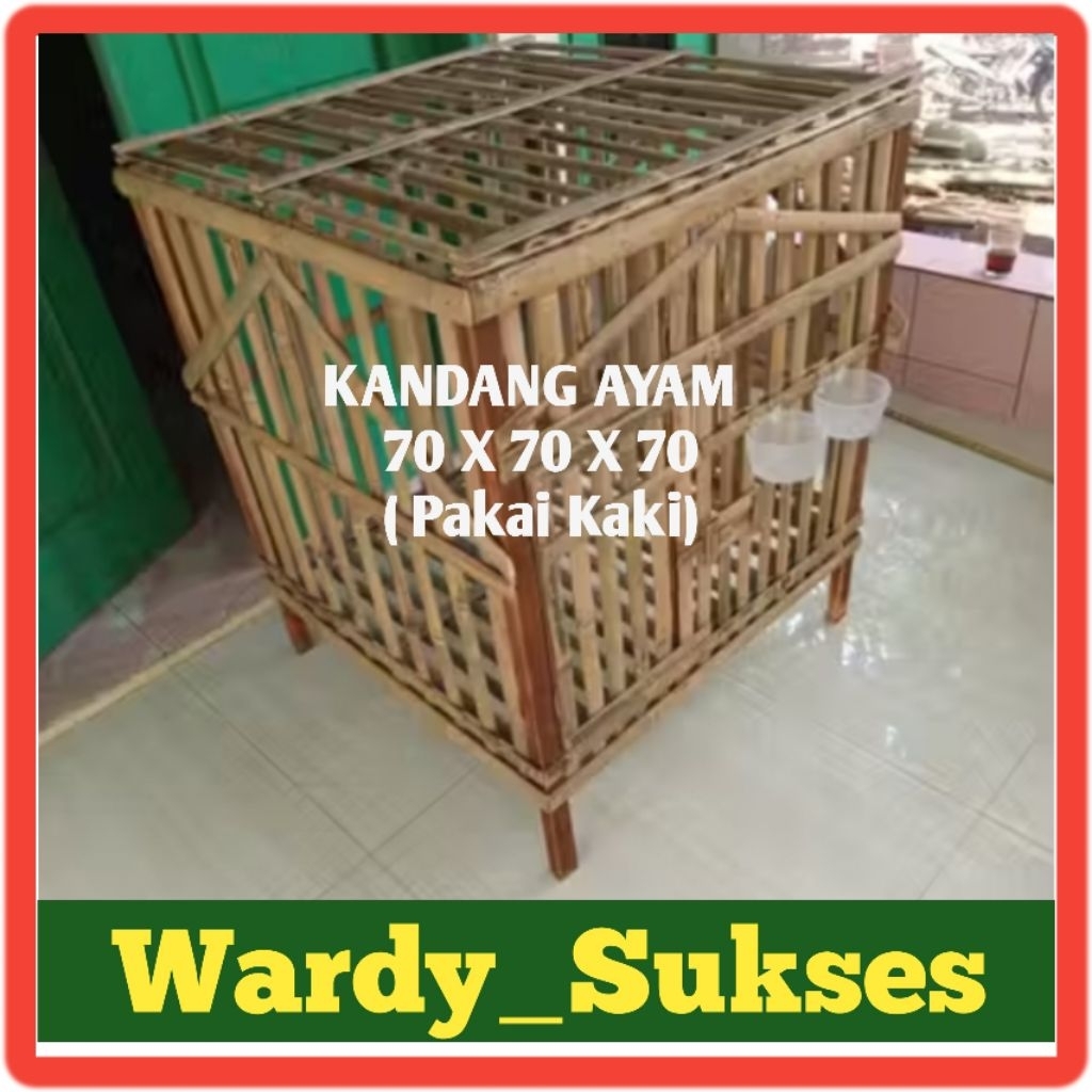 KANDANG AYAM RAKITAN / KANDANG AYAM BAMBU / KANDANG AYAM BANGKOK