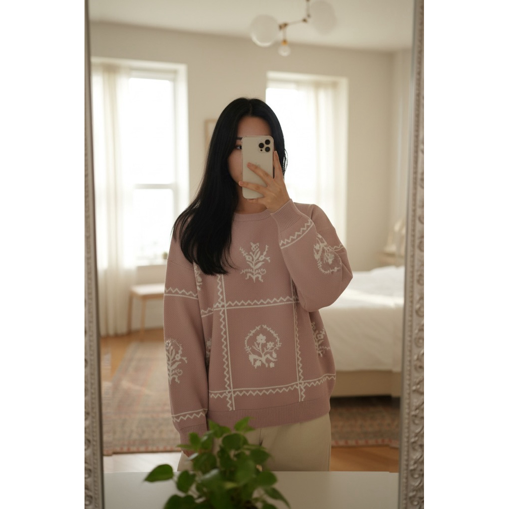 PRELOVED SWEATER / MERK ET CETERA / SIZE XL