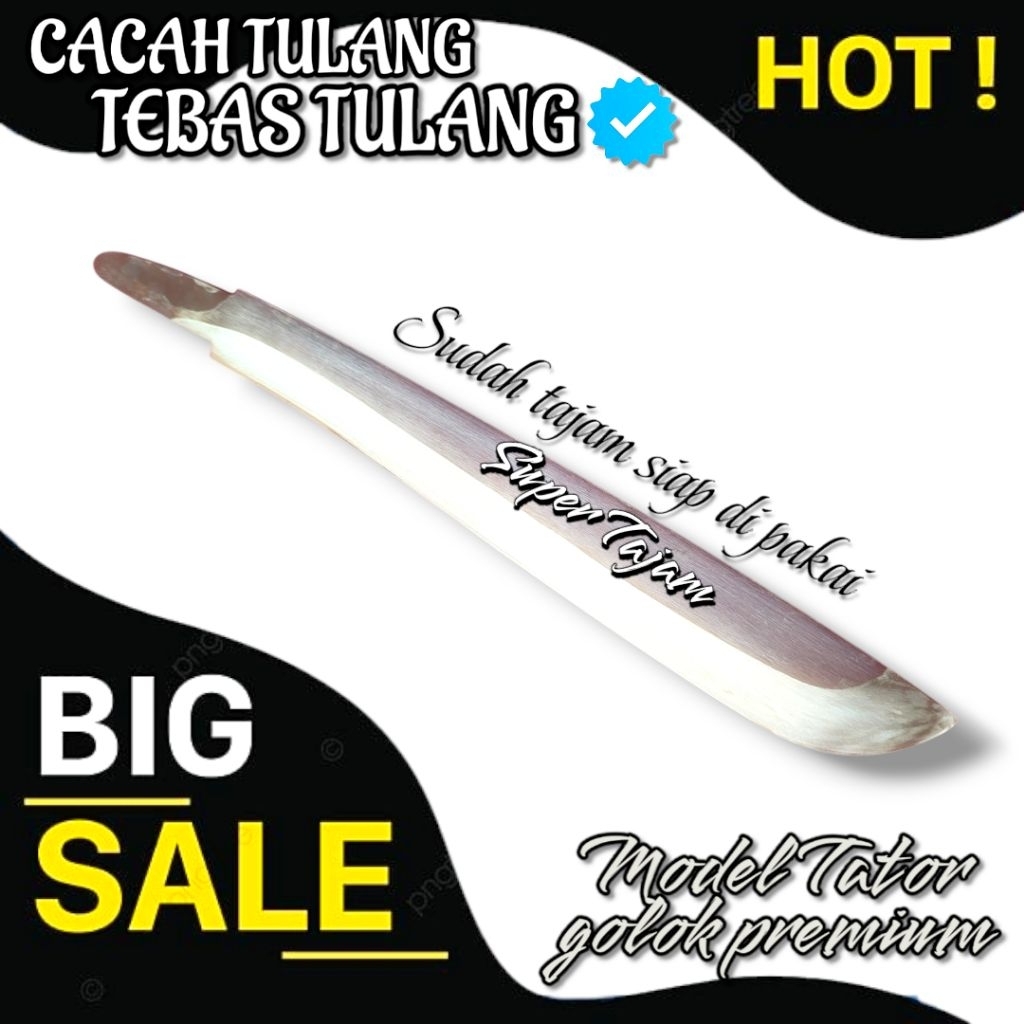 TEBAS TULANG CACAH TULANG MODEL TATOR GOLOK PREMIUM PERKAKAS SERBAGUNA