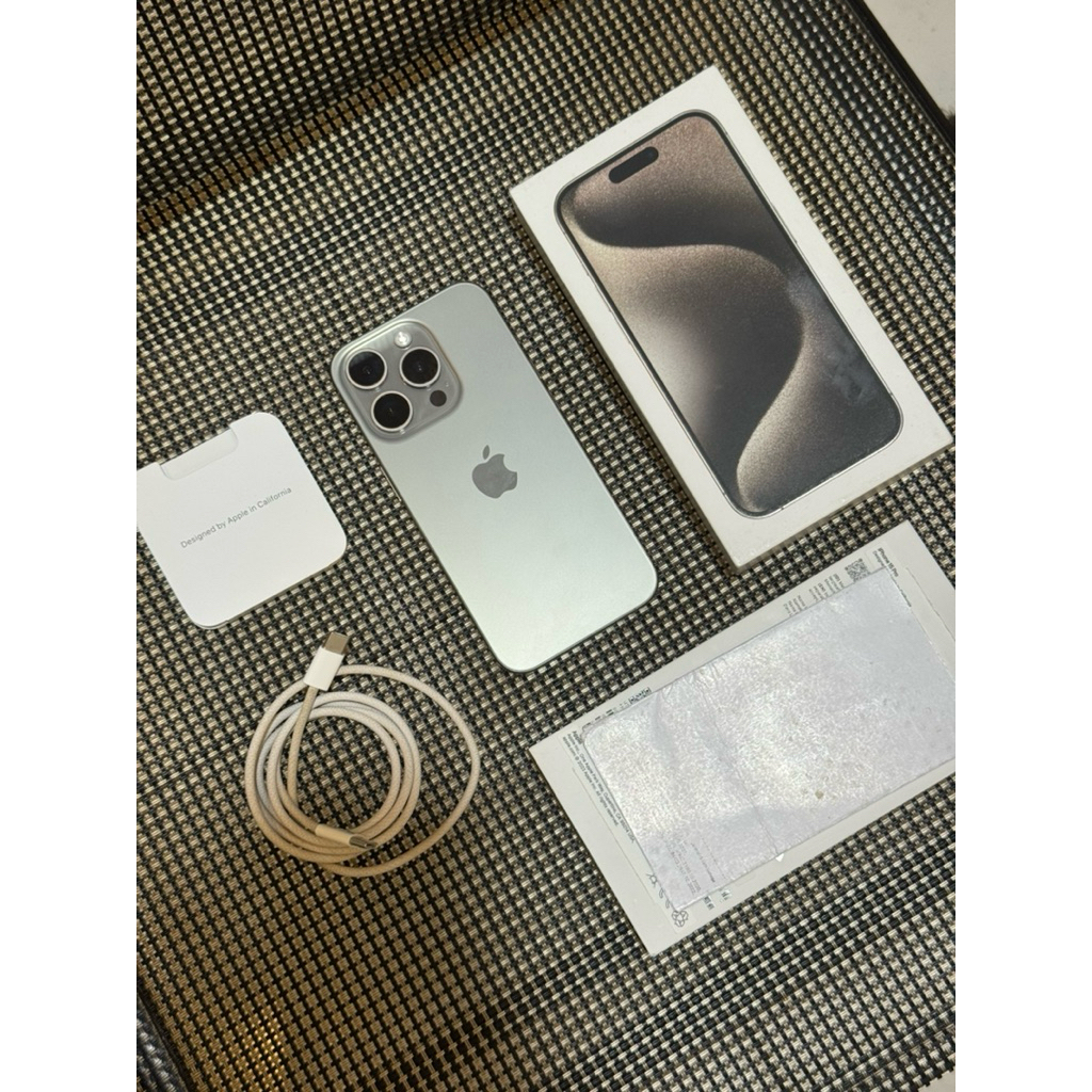 iphone 15 pro 256gb ibox resmi fullset original 100%