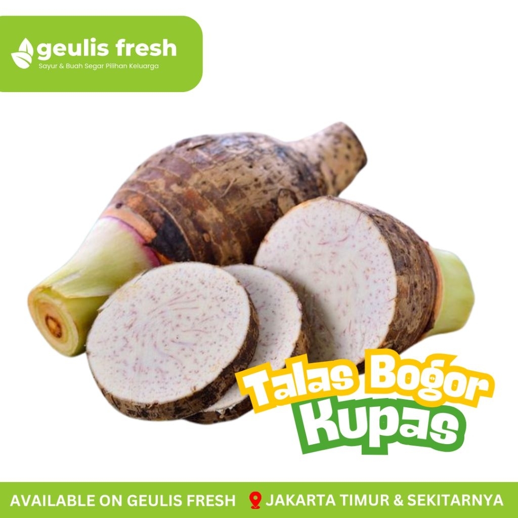 Talas Bogor ungu 500gram