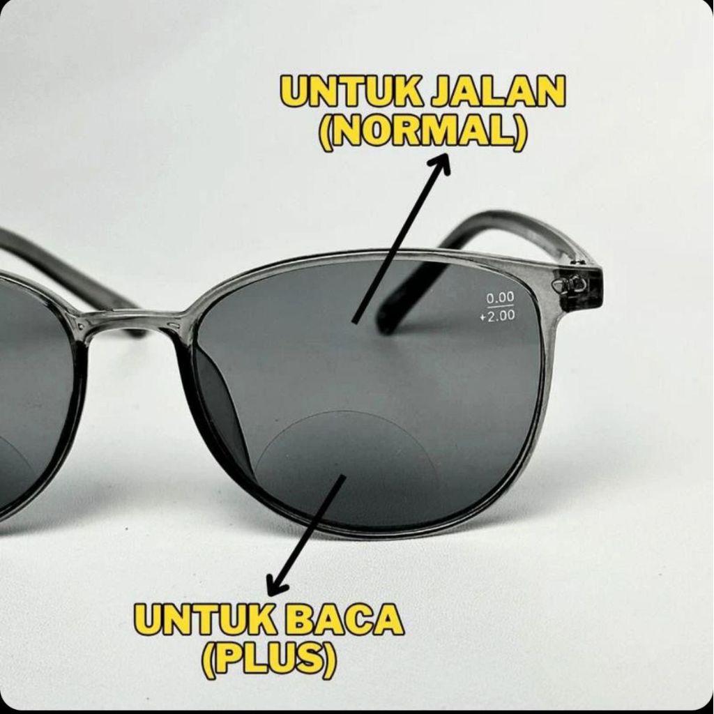 Kacamata baca plus 1