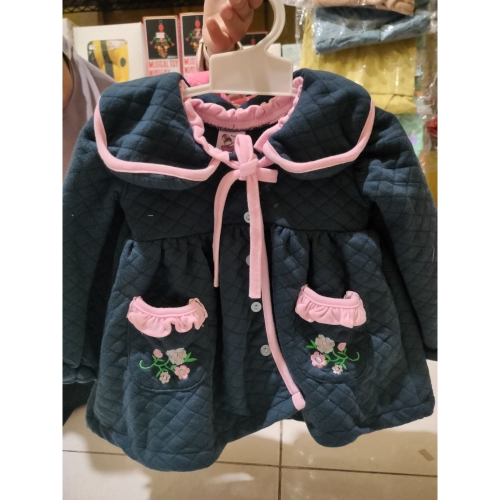 Jaket bayi anak perempuan 1-2tahun model terbaru