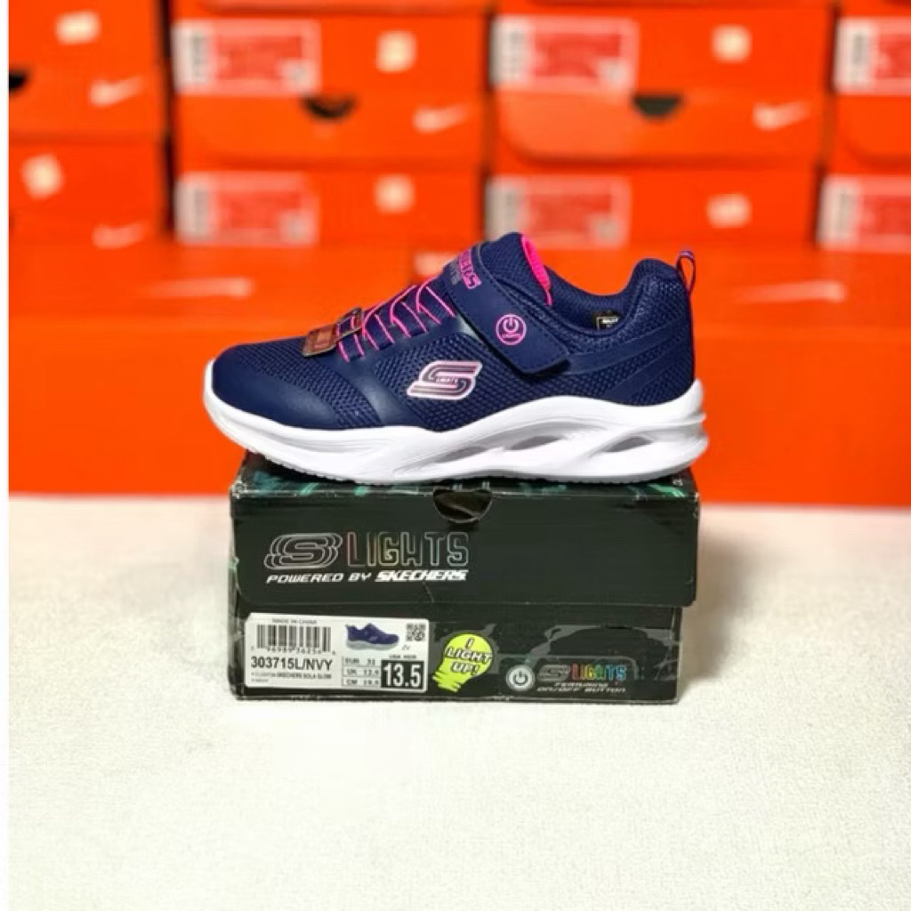 size 30 SEPATU ANAK KIDS S K S LIGHT ORIGINAL || SEPATU LAMPU