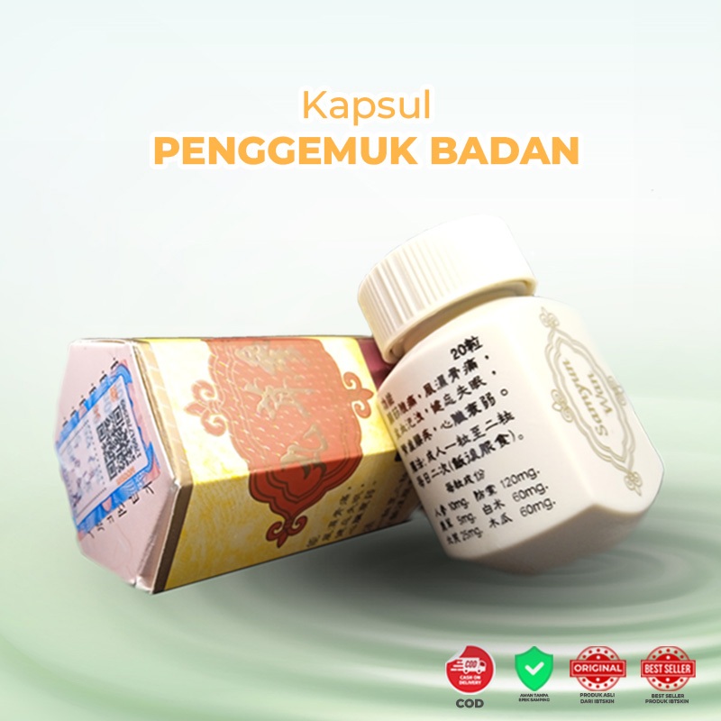 Kapsul Penggemuk Badan | Menaikan Berat Badan Cepat