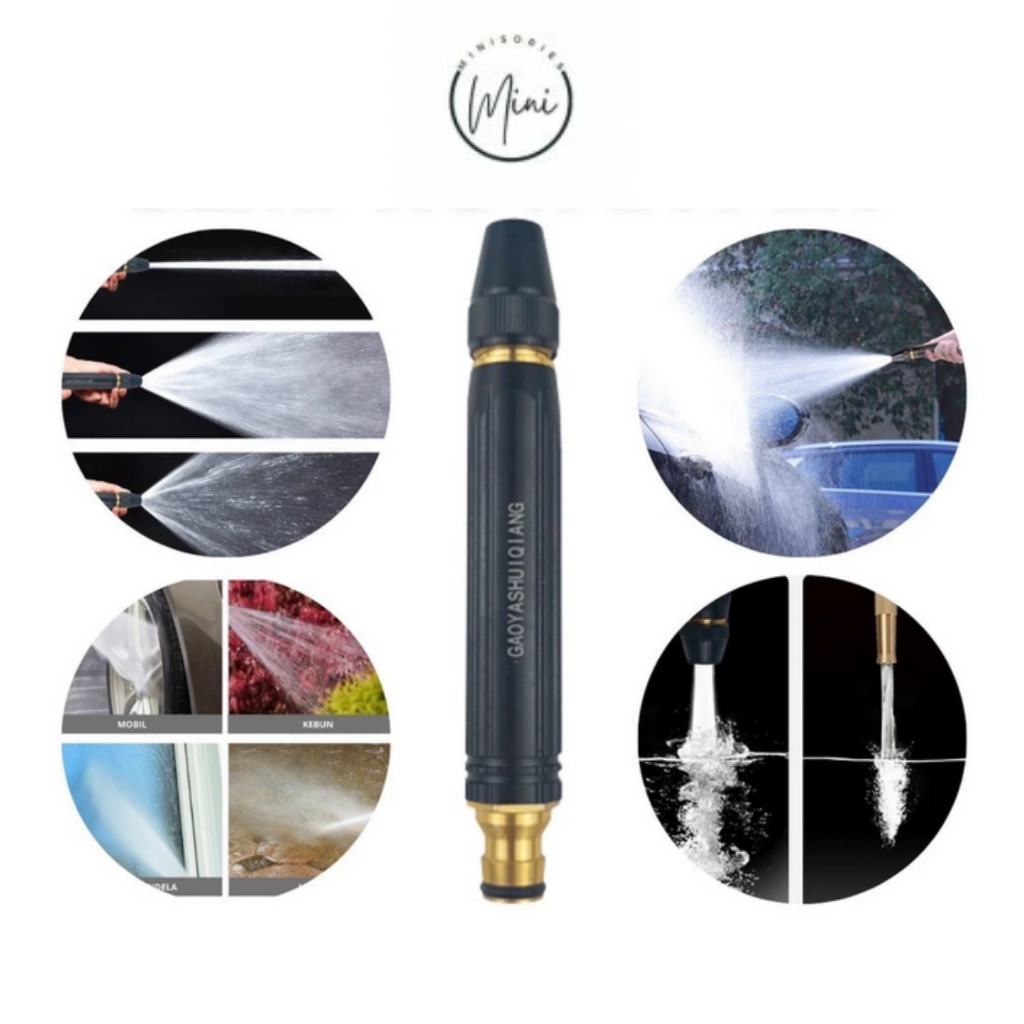 kepala semprotan air cuci motor mobil kuningan spray steam semprotan taman hose nozzle spray kepala 