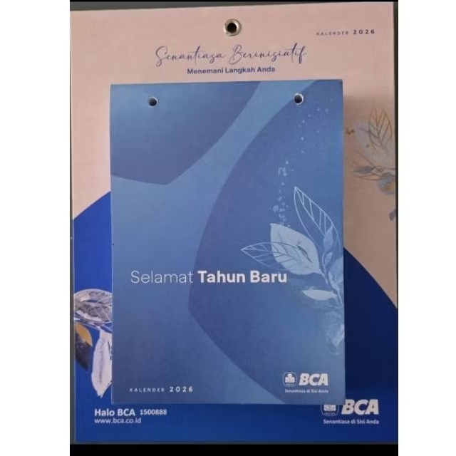 Kalender harian bank BCA 2026
