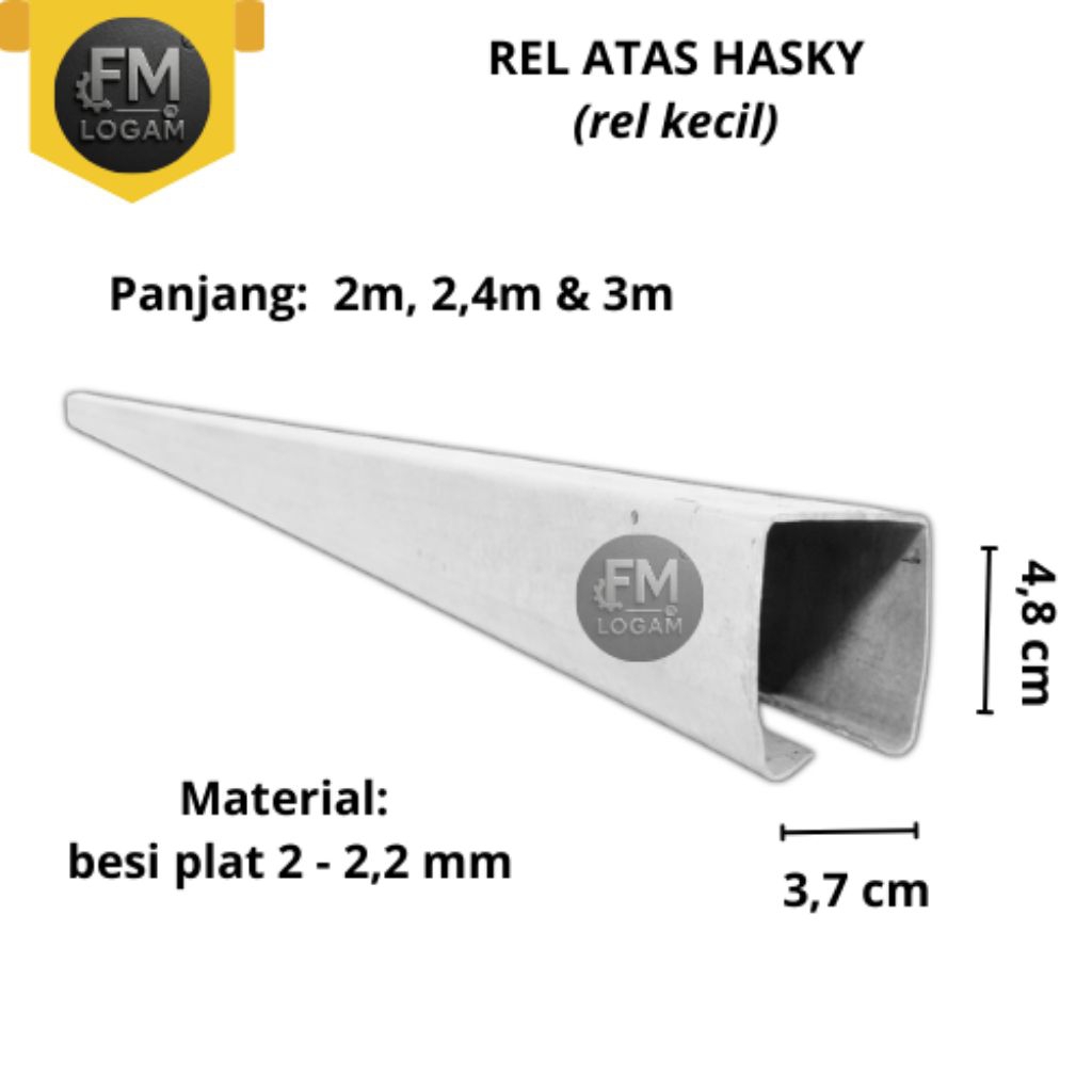 Rel Kecil Hasky | Pagar Besi Pintu Lipat