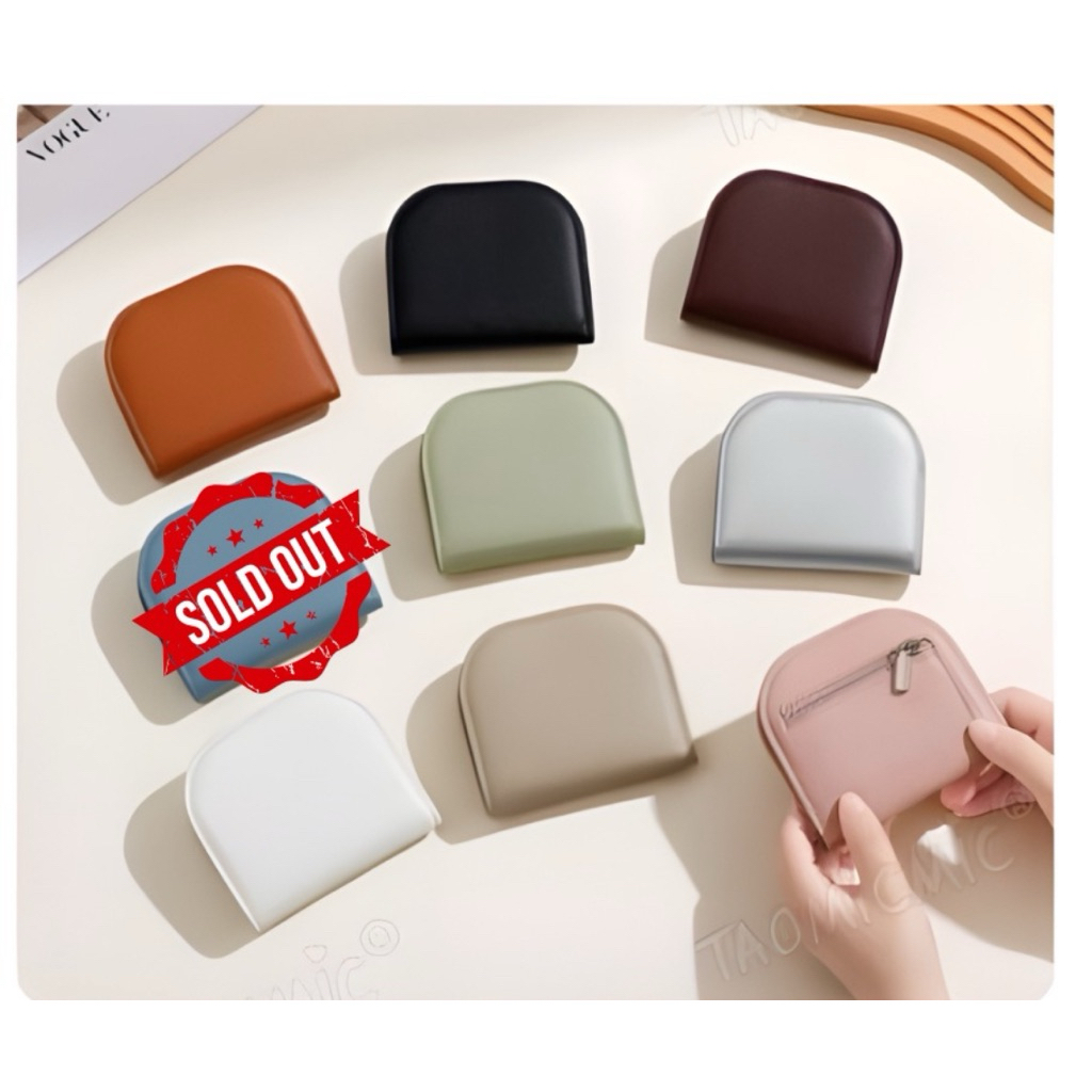 TNstore_Dompet Lipat Wanita Taomicmic Minimalist Zipper Premium