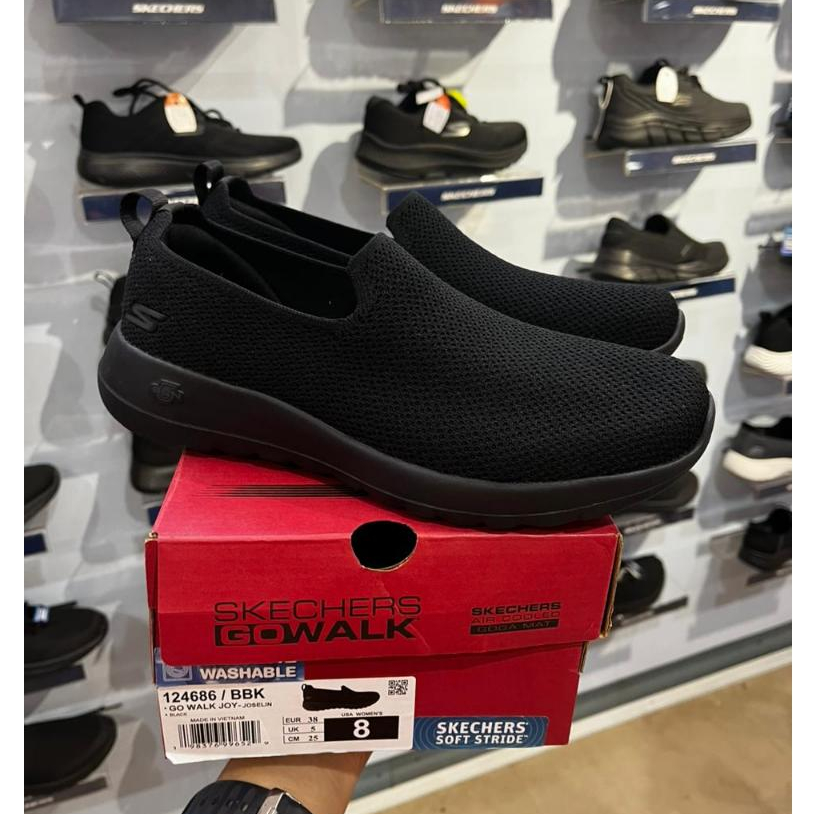 Sepatu Skechers Walk Joy 124686 / BBk Women’s Original Store
