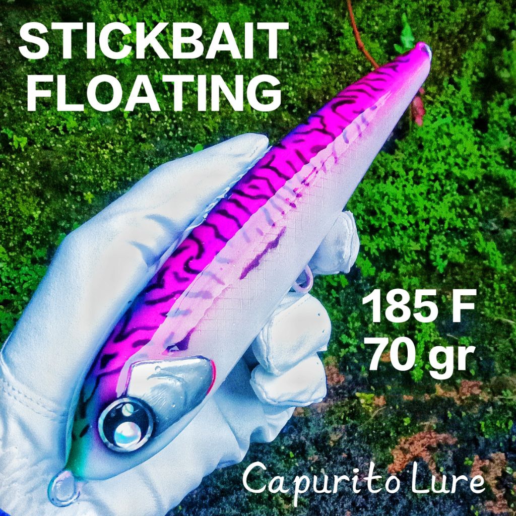 LURE STICKBAIT FLOATING 185F 70GR BY CAPURITO