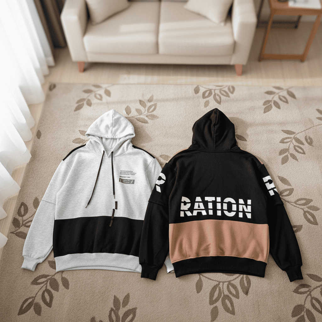 RATION Paket Couple (Isi 2) Jaket Hoodie Pasangan Pria Wanita | Baju Couple Sahabat Keren