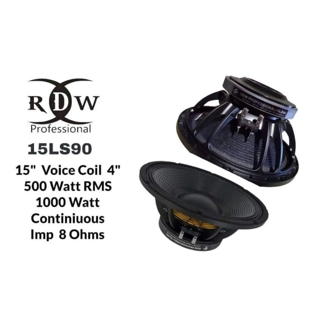 Speaker komponen RDW 15 LS 90 15LS90 15 inch original