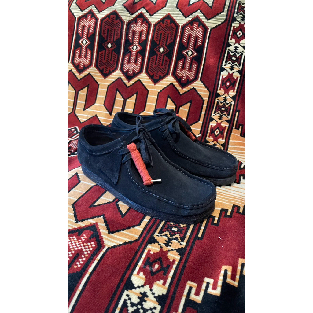 Clarks Wallabee Black Suede Original