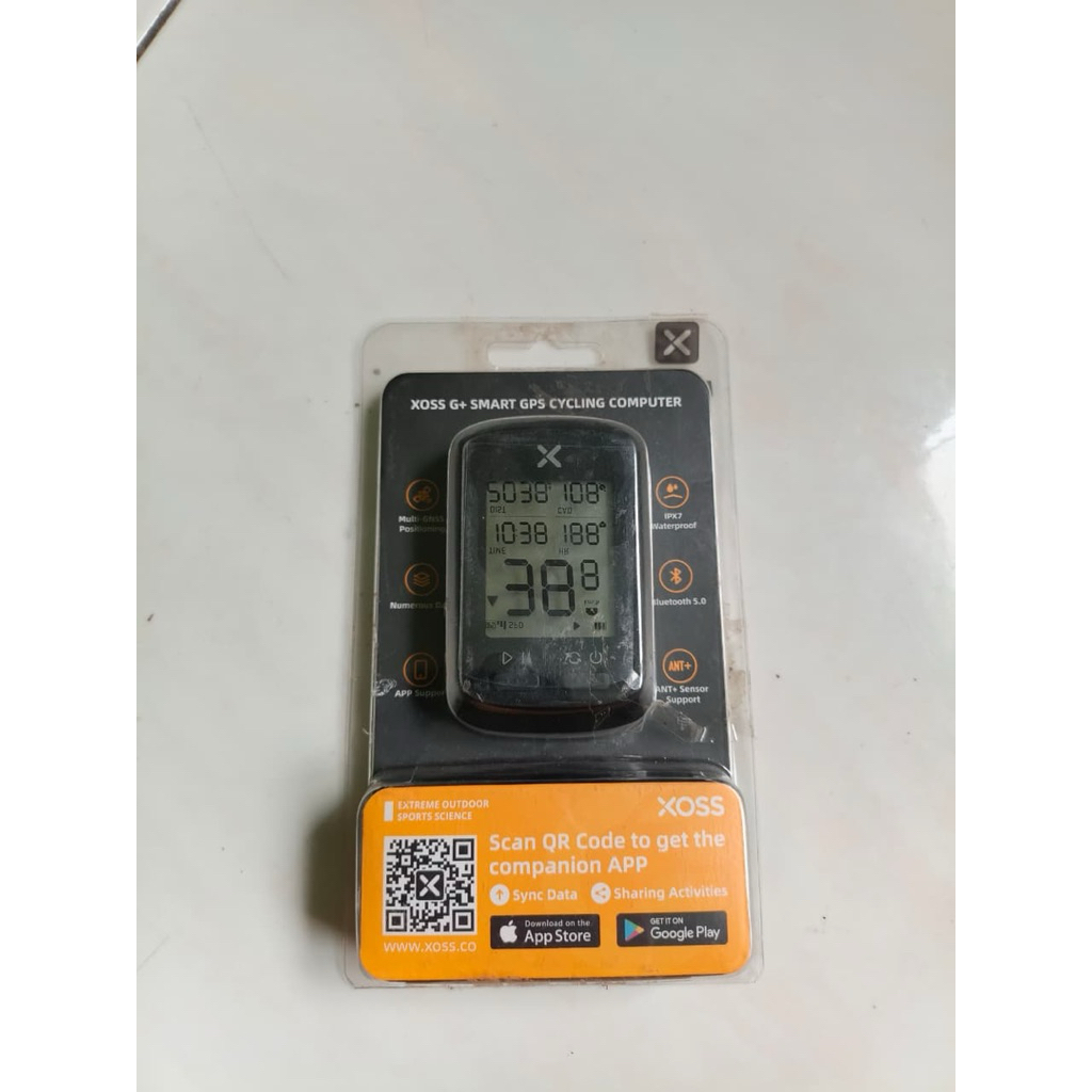 cyclocomp speedometer GPS sepeda xoss G+ gen 1 second bekas