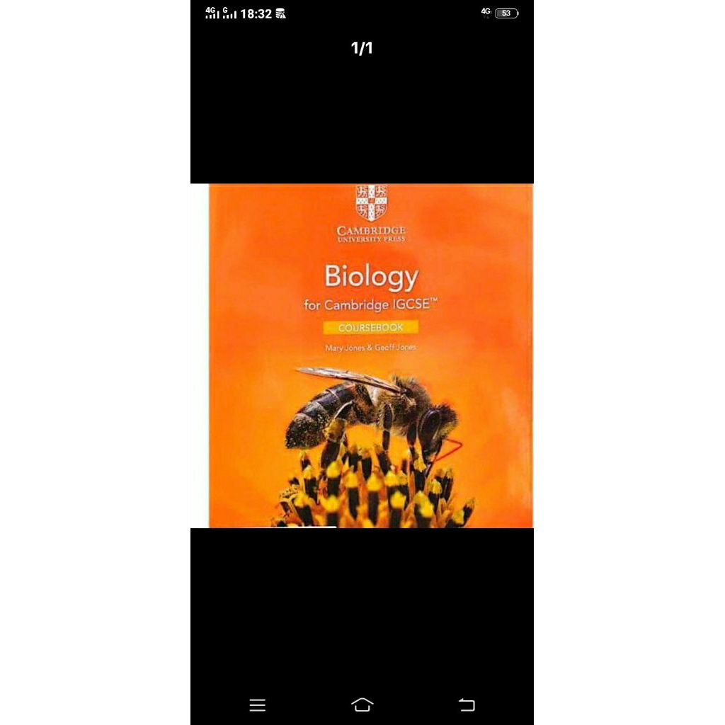 biology for cambridge igcse coursebook