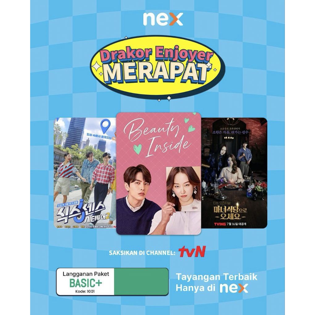 Voucher Paket Basic 30 - 180 hari Nex Parabola Matrix Garuda