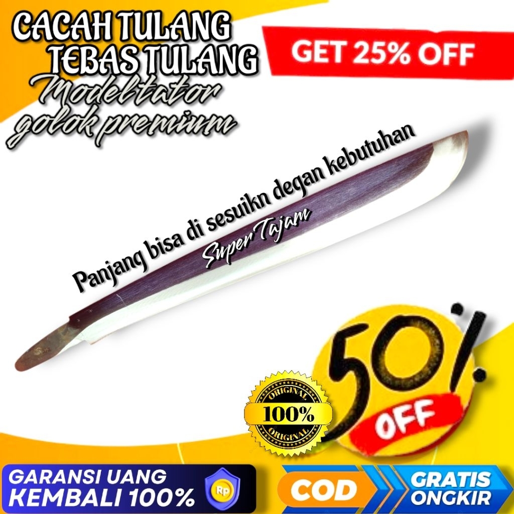 CACAH TULANG TEBAS TULANG MODEL TATOR ALAT POTONG DAGING DAN TULANG PREMIUM