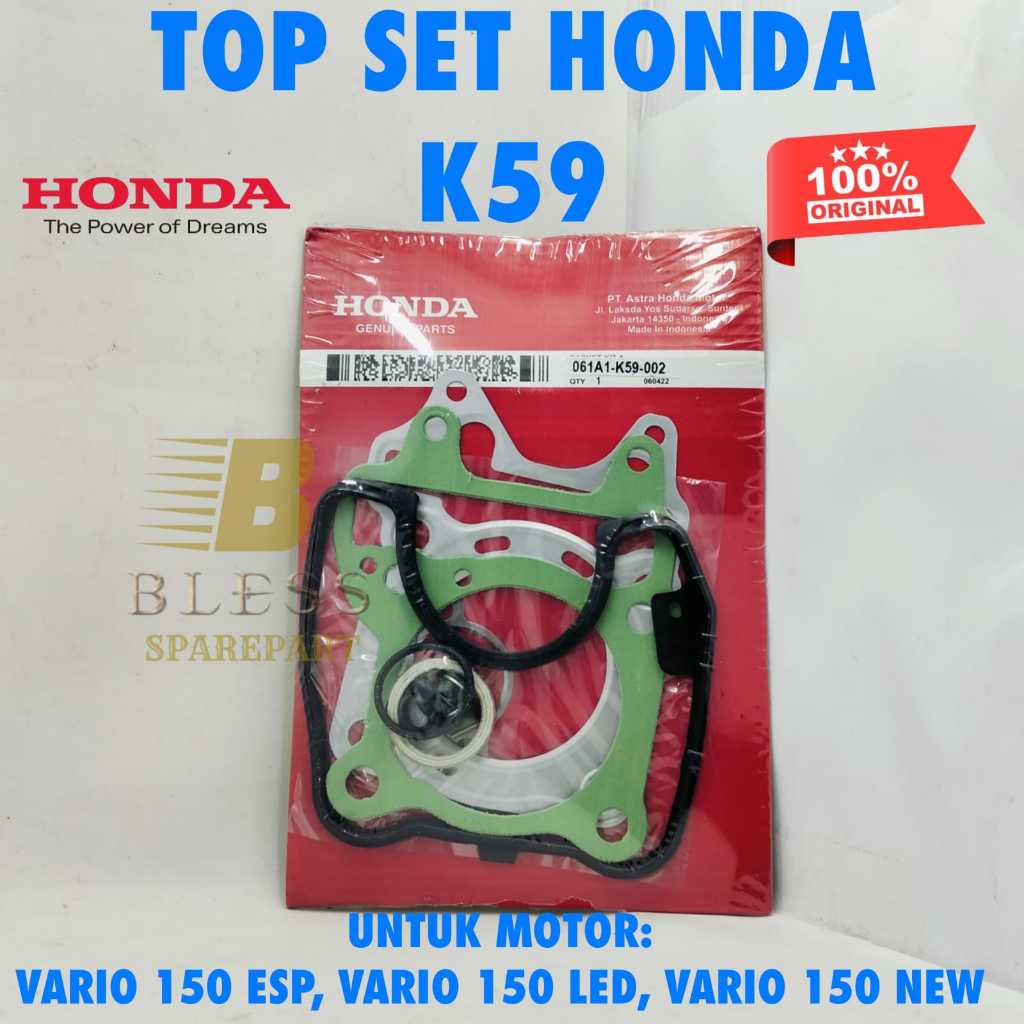 ORIGINAL PAKING TOP SET KODE-K59 MOTOR Vario 150, PCX 150, dan ADV 150