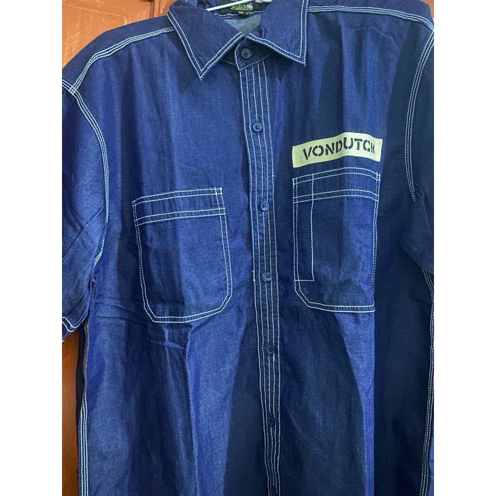 VON DUTCH WORKSHIRT 1450 DENIM