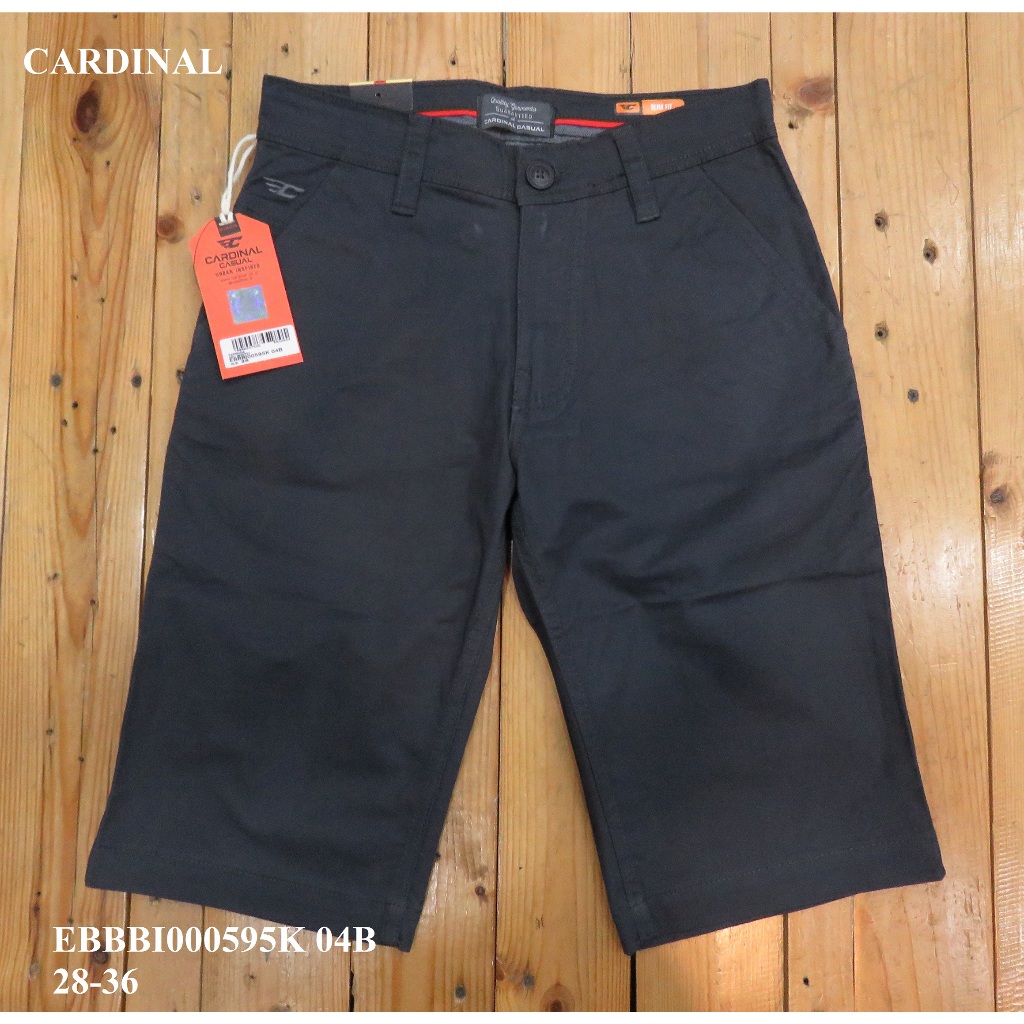 CELANA  CHINOS/KATUN  PENDEK PRIA SLIM FIT BRAND ORI MEREK CARDINAL  ART : EBBBI00595 PRICE Rp.427.0