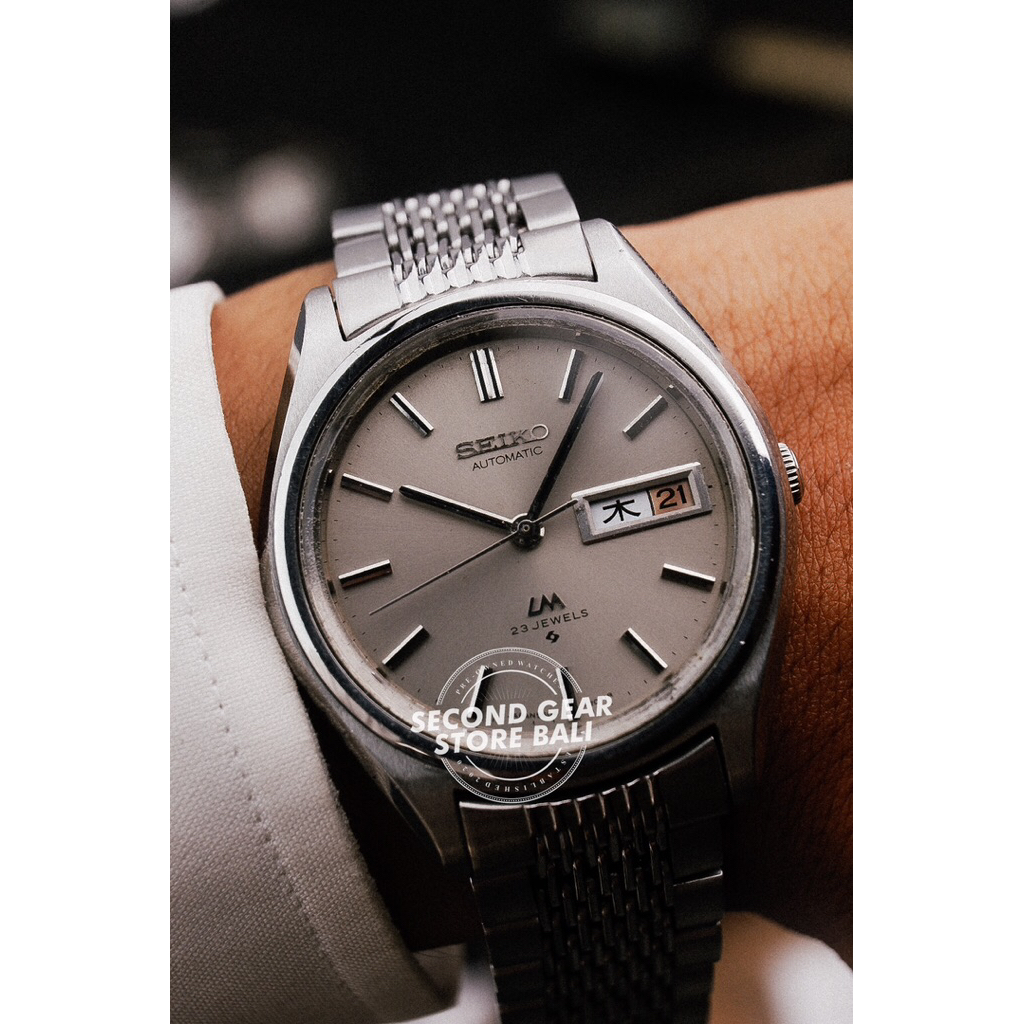 jam tangan seiko lord matic 5606 7071 patina dial