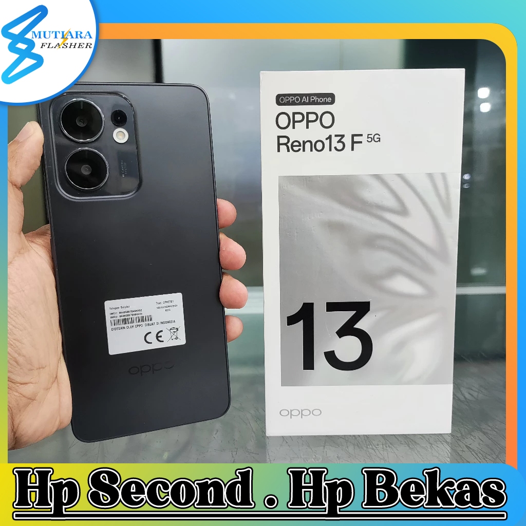 Oppo Reno 13F 5G Ram 8/256GB | Ram 12/256GB Bekas Original Flasher Store