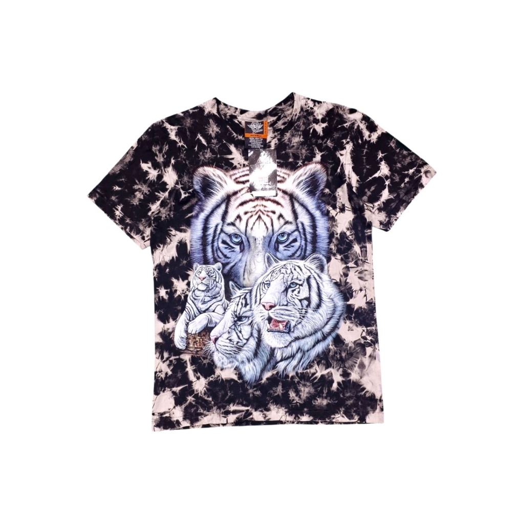 kaos oblong aop tiger art bt rock eagle bnwt mantap