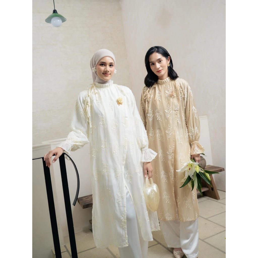 {READY} Saza Raya Tunic by Haidee And Orlin Jastip