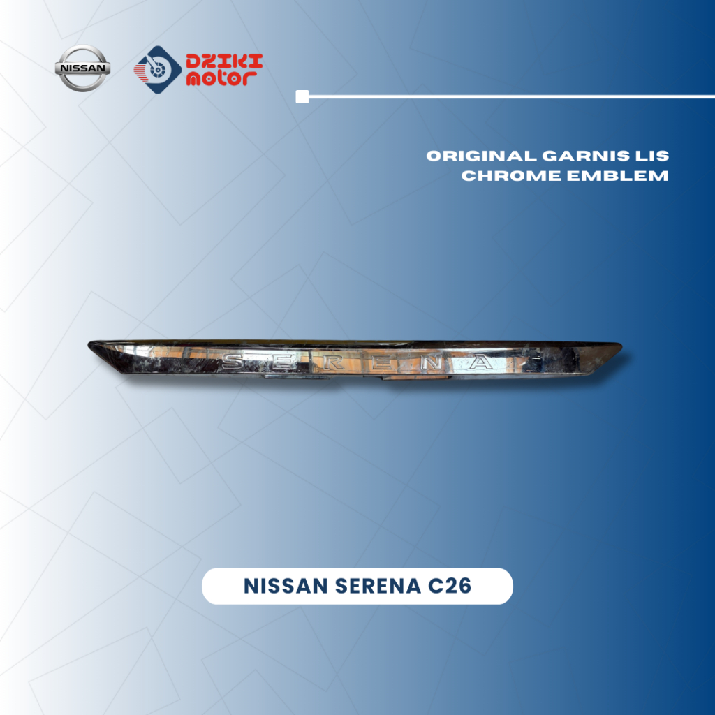 Original Garnis Lis Chrome Emblem Nissan Serena C26